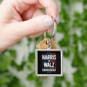 Harris Walz, offensichtlich Harris Waltz 2024 Wahl Schlüsselanhänger (Hand)