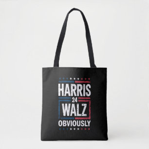 Harris Walz, offensichtlich Harris Waltz 2024 Wahl Tasche
