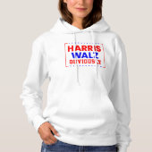 Harris Walz Offensichtlich Kamala Harris für Präsi Hoodie (Vorderseite)