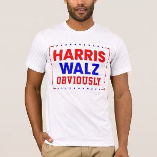 Harris Walz Offensichtlich Kamala Harris für Präsi T-Shirt