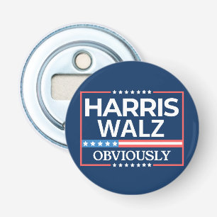 Harris Walz. Offensichtlich. Kamala Harris Tim Wal Flaschenöffner