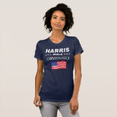 Harris Walz offensichtlich Wahl 2024 T-Shirt (Vorne ganz)