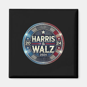 Harris Walz Präsident der Präsidentschaftswahl 202 Magnet