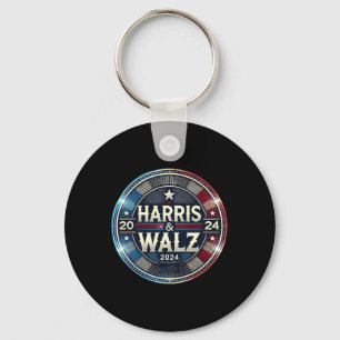 Harris Walz Präsident der Präsidentschaftswahl 202 Schlüsselanhänger