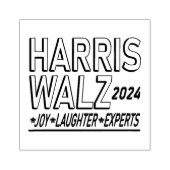 Harris Walz Präsidentschaftswahl 2024 Gummistempel (Prägung)