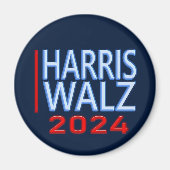 Harris Walz Präsidentschaftswahl 2024 Magnet (Vorne)
