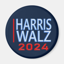 Harris Walz Präsidentschaftswahl 2024 Magnet