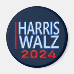 Harris Walz Präsidentschaftswahl 2024 Magnet