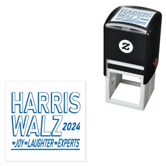 Harris Walz Präsidentschaftswahl 2024 Permastempel (Beispiel)