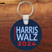 Harris Walz Präsidentschaftswahl 2024 Schlüsselanhänger (Vorderseite)