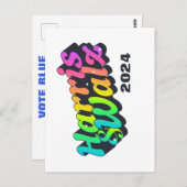 Harris & Walz Rainbow Postkarte (Vorne/Hinten)