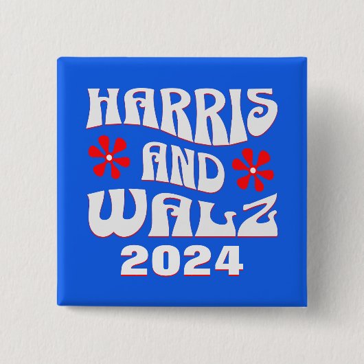 Harris & Walz Retro Button (Vorderseite)