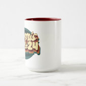 Harris Walz Retro Tasse (Zentrum)