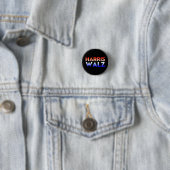 Harris Walz Rot-Blau-Gradiententypografie Button (Beispiel)