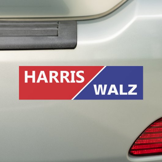 Harris / Walz RWB1 Autoaufkleber (Auf Auto)