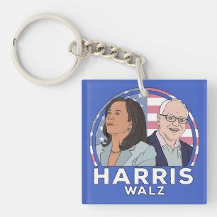 Harris Walz Schlüsselanhänger