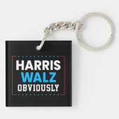 Harris Walz Schlüsselanhänger (Rückseite)