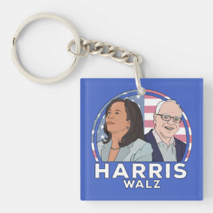 Harris Walz Schlüsselanhänger