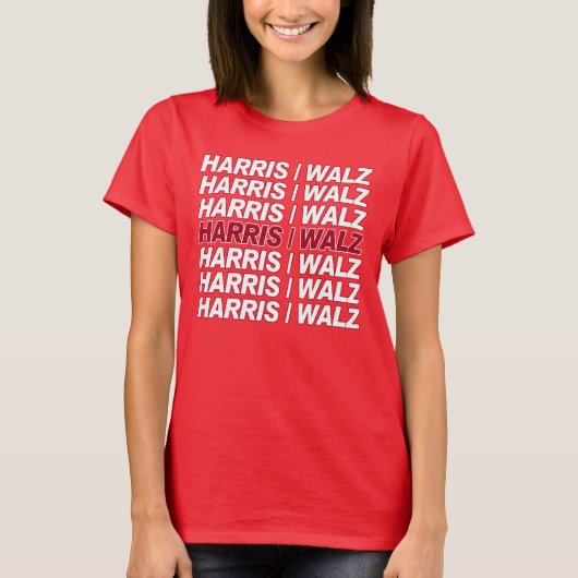 Harris / Walz T-Shirt (Vorderseite)