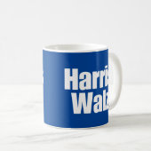 Harris Walz Text Kaffeetasse (VorderseiteRechts)
