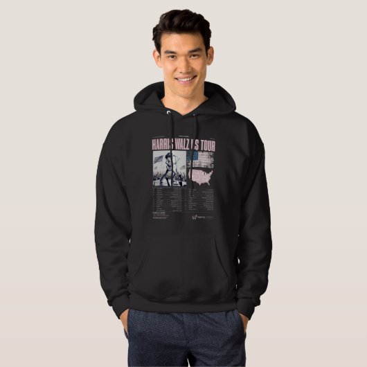 Harris Walz US Tour Kamala Einweihung des Sieges Hoodie (Vorne ganz)