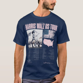 Harris Walz US Tour Kamala Einweihung des Sieges T-Shirt