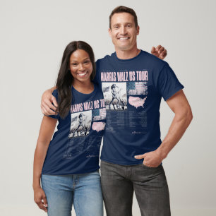 Harris Walz US Tour Kamala Einweihung des Sieges T-Shirt