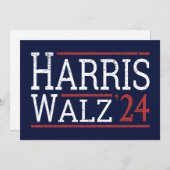 Harris Walz Wahl 2024 I (Vorne/Hinten)