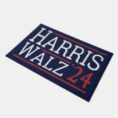 Harris Walz Wahl 2024 I Fußmatte (Schrägansicht)