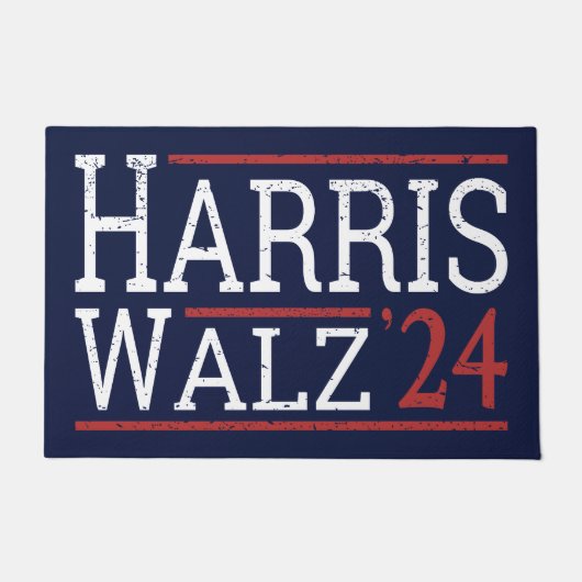 Harris Walz Wahl 2024 I Fußmatte (Vorderseite)