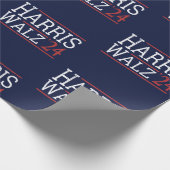 Harris Walz Wahl 2024 I Geschenkpapier (Ecke)