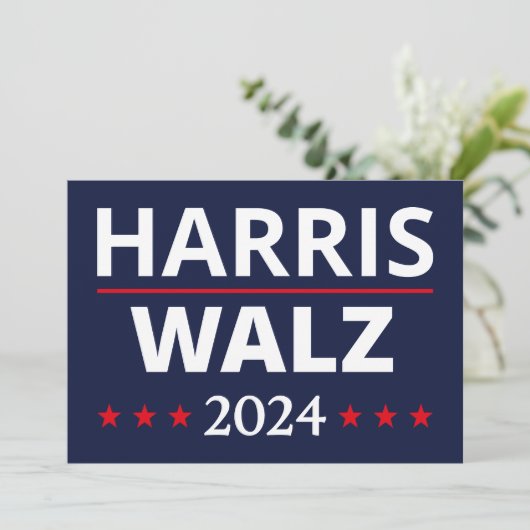 Harris Walz Wahl 2024 III (Stehend Vorderseite)