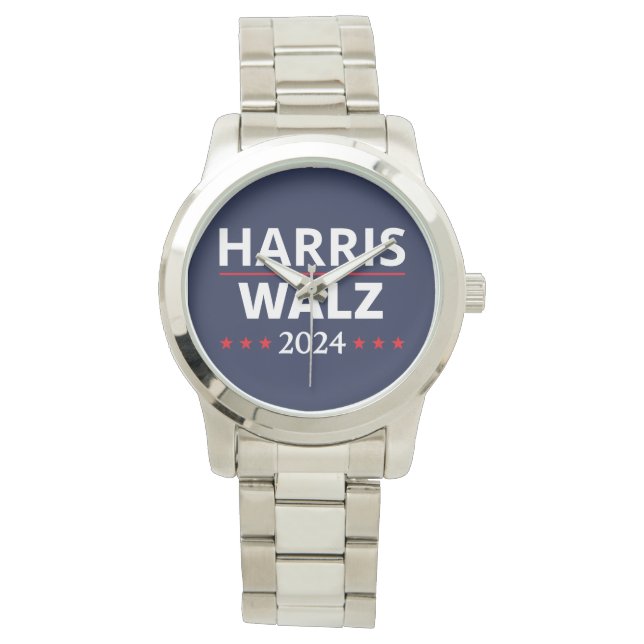 Harris Walz Wahl 2024 III Armbanduhr (Vorderseite)