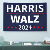 Harris Walz Wahl 2024 III Banner (Messe)