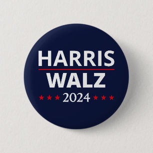 Harris Walz Wahl 2024 III Button