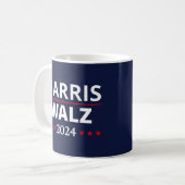 Harris Walz Wahl 2024 III Kaffeetasse (Vorderseite Links)