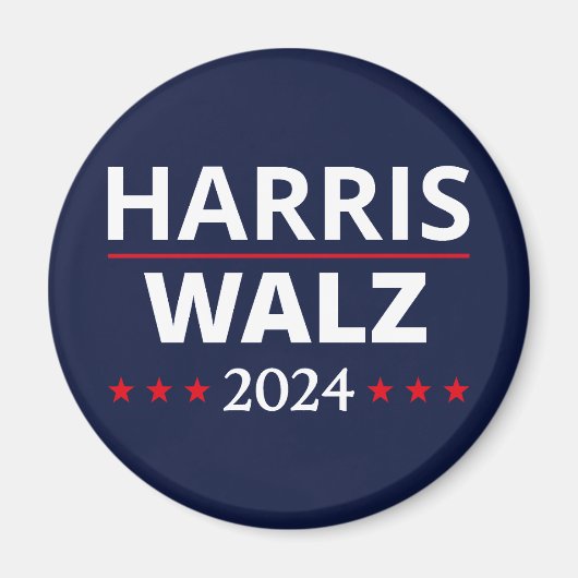 Harris Walz Wahl 2024 III Magnet (Vorne)