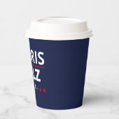 Harris Walz Wahl 2024 III Pappbecher (Links)