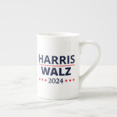 Harris Walz Wahl 2024 III Porzellantasse (Rechts)