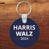 Harris Walz Wahl 2024 III Schlüsselanhänger (Rückseite)