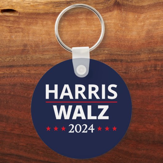 Harris Walz Wahl 2024 III Schlüsselanhänger (Vorderseite)