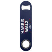 Harris Walz Wahl 2024 III Speed Flaschenöffner (Vorderseite)