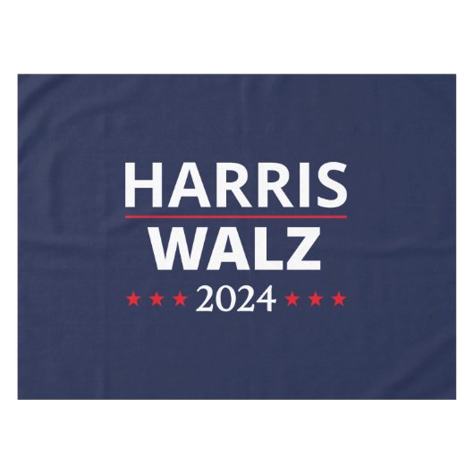 Harris Walz Wahl 2024 III Tischdecke (Vorderseite (Horizontal))
