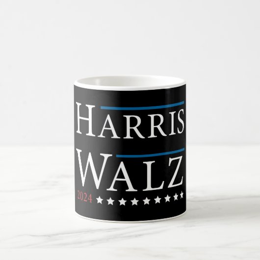 Harris Walz Wahl 2024 Kaffeetasse (Mittel)