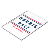 HARRIS WALZ - WAHL 2024 NOTIZBLOCK (Linke Seite)