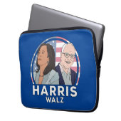 Harris Walz Wahl Laptopschutzhülle (Vorderseite Links)