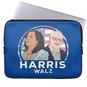 Harris Walz Wahl Laptopschutzhülle
