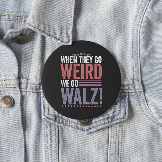 Harris Walz Wahl, wenn sie komisch gehen wir Walz Button (Beispiel)
