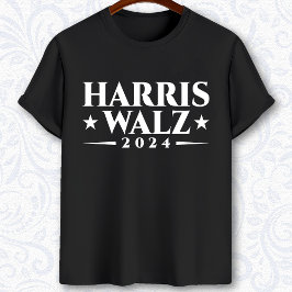 Harris Walz Wahldemokrat 2024 T-Shirt