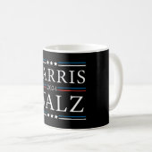 Harris Walz Wahlen 2024 Kaffeetasse (VorderseiteRechts)